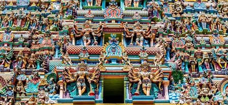 Colorful Meenakshi Temple Madura, Tamil Nadu